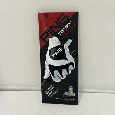 Guante de jugador de golf Ping Sensor Tech All Weather mano izquierda XL para diestro Foto 1 de 4