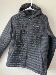 Giacca piumino Eddie Bauer prima ascesa donna taglia grande EB800 con cappuccio Pertex Quantum - Foto 1 di 12