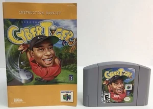 Cyber Tiger (Nintendo 64, 1999) Auténtico Cartucho de Juego y Manual Solo - Imagen 1 de 6