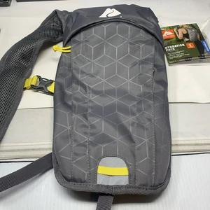 Trinkrucksack von Ozark Trail grau und gelb 2 Liter mit Reservoir Neu mit Etikett - Bild 1 von 5