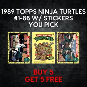 1989 Topps Teenage Mutant Ninja Turtles #1-88 w/ Stickers - YOU PICK - Picture 1 of 98