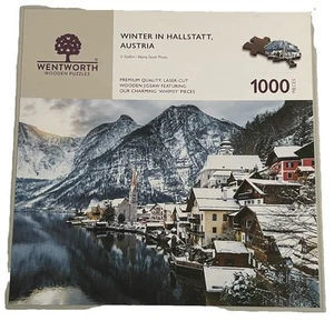 Wentworth Winter in Hallstatt Austria 1000 Piece Wooden Jigsaw Puzzle  - Picture 1 of 3