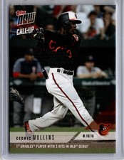 2018 Topps Now #584 Cedric Mullins Baltimore Orioles CALL-UP
