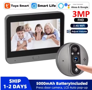Videocitofono Smart 1080P WiFi Campanello per porta Alexa Google Home + SD 32GB - Imagen 1 de 6
