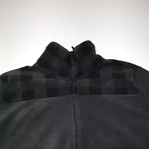 Old Navy Jacket Mens Size XL Gray Quarter 1/4 Zip Lightweight Fleece Pullover - Picture 1 of 9