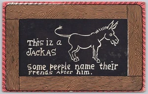 Comics Humor Jackass Divided Back Postcard - Bild 1 von 2