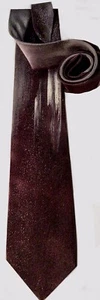 Vintage 70’s Pierre Cardin Tie 4” Maroon & Silver Abstract Design 100% Silk EUC - Picture 1 of 6