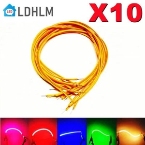 10pcs Cob LED Flexible Filament Dc 3v 38mm 60mm 95mm 80mm 130mm Retro Edison Bul - Picture 1 of 19