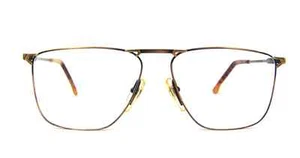 Alaska Adventure 86 gafas grandes delgadas de metal rectangular 56/15 marcos Italia - Imagen 1 de 7