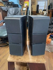 Bang & Olufsen Beovox CX100 Schaumstoff Regallautsprecher schwarz eloxiert mit Kabeln - Bild 1 von 5