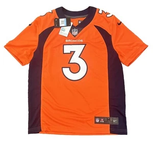 Denver Broncos Jersey Medium Russell Wilson Mens Orange Nike Vapor Limited - Picture 1 of 8