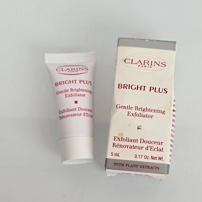 Clarins Bright Plus Gentle Brightening Exfoliator 5 ml 0.17 fl oz sample travel - Image 1 of 4