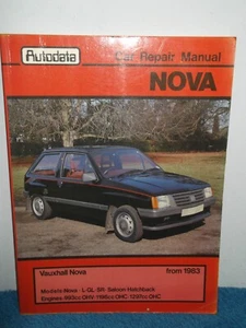 AUTODATA - CAR REPAIR MANUAL (FROM 1983) - VAUXHALL NOVA - VGC - Picture 1 of 4