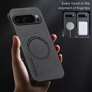 For Google Pixel 9 Pro XL 8 7 Pro Magnetic Leather ShockProof Magsafe Case Cover - Bild 1 von 17