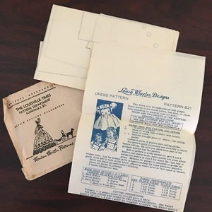 Vintage original 1940s Marian Martin Laura Wheeler pattern girls dress size 1 - Picture 1 of 3