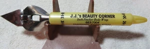 Vintage Advertising Bottle Can Opener J.J. BEAUTY CORNER Hutchinson Kansas - Picture 1 of 3