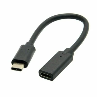 USB 3.1 Type C Male to Female Extending Extension Cable For Macbook Google 30cm  - Image 1 of 4