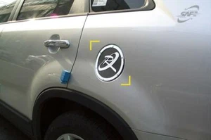 For Kia Sorento 2010 - 2014 Chrome Fuel Cap Cover Trim - Picture 1 of 5