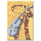 2005 SAVANNAH MUSIC FESTIVAL POSTER 24x36 - CLOWN - ORIGINAL MINT ROLLED
