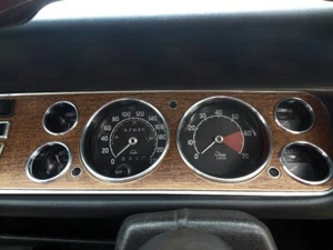 For Ford Capri Mk1 Mk3 Pre-FL Polished Aluminium Trim Rings Instrument Cluster - Bild 1 von 10