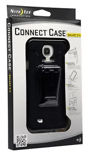 NITE-IZE Galaxy S4 Connect Case - Solid Black CNT-GS4-01SC - Picture 1 of 1