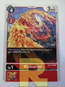 Birdramon ® BT2-012 U ® Non Comune ® Digimon Ver. 1.5 ® Inglese - Picture 1 of 1