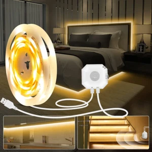 Motion Sensor LED Strip Lights, 5M Motion Activated under Bed Lights Night Li... - Picture 1 of 1