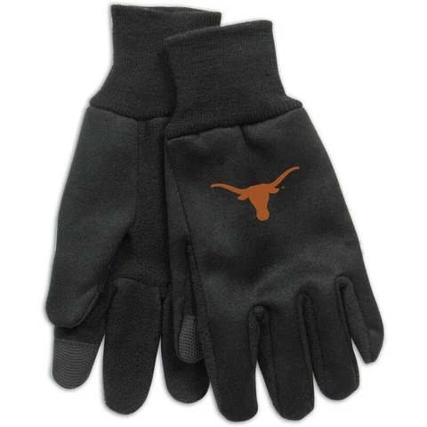 Texas Longhorns Texting Gloves NEW One Size Fits Most FOCO Cover