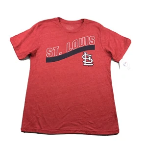 St Louis Cardinals Shirt Men Medium Red Graphic Tee Lightweight MLB Baseball NWT - Picture 1 of 8