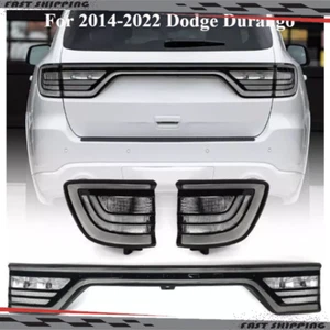 LED Tail Light Assy Liftgate Center Camera Hole Smoked Fit Dodge Durango 2014-22 - Imagen 1 de 12