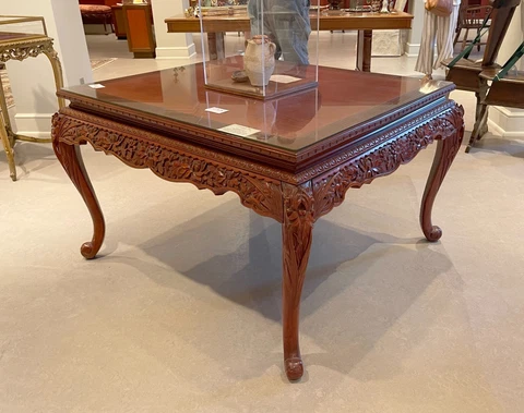 Old Japanese magnificent mahogany table. Museum  collection, 1929, Rare！ Cover