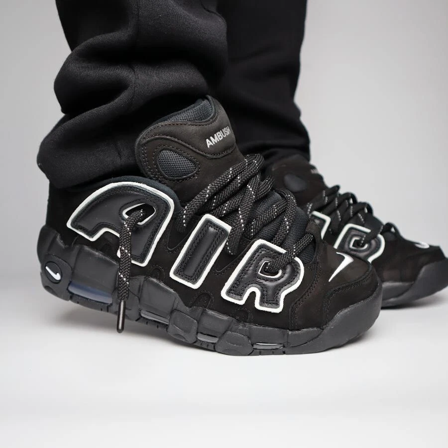 Nike AMBUSH x Air More Uptempo Low Black for Sale | Authenticity