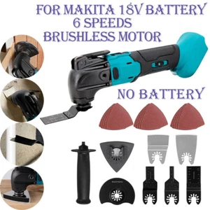 For Makita Battery 18V Brushless Motors Oscillating Multi Tools 6 SPEED Cordless - Picture 1 of 11