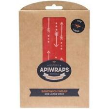 APIWRAPS Reusable Beeswax Wraps - Sandwich 1 x Large (1 Pack)