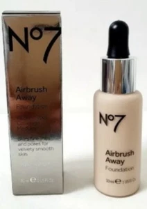 Boots No7 WARM IVORY Airbrush Away Foundation 30ml BNIB New Rare - Picture 1 of 1