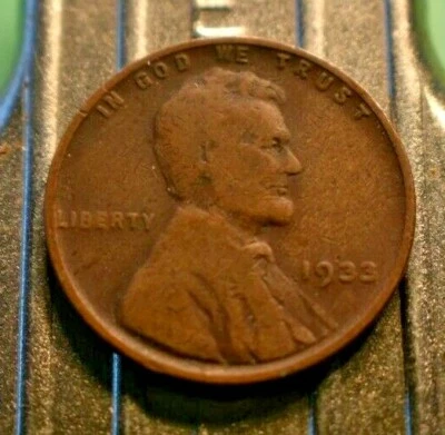 Better!  1933-P Lincoln Wheat Cent 1c.   (#6818) - Image 1 of 2