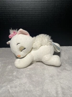 Sleeping Marie Aristocats Plush Toy Sega Disney 2004 Disney Toy Prize Japan 8"L - Image 1 of 4