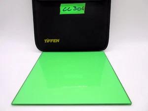 Tiffen 6.6x6.6" CC30G Green Compensating Filter Helps Balance Fluorescent Lights - Picture 1 of 4