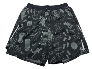 Pantalones Cortos para Correr Nike Dri-Fit Flex Stride Nathan Bell Graffiti 7" Forrados AT7807-010 - Imagen 1 de 11