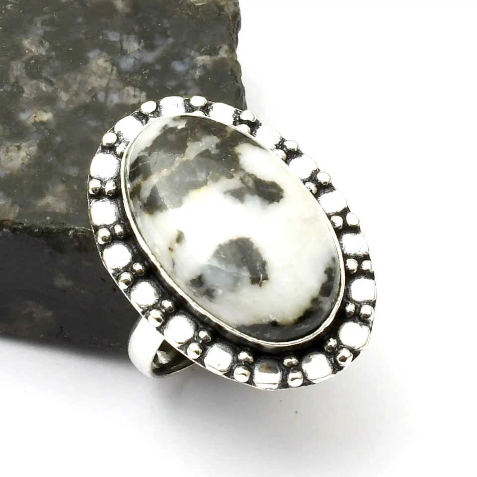 Anillo de piedras preciosas turquesa búfalo hecho a mano joyería para regalo talla 10 de EE. UU. AR 30113 - Imagen 1 de 1