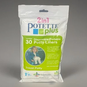 Kalencom Potette Plus Potty Seat Liners - Disposable, 30 Count, for 15+ Months - Picture 1 of 4