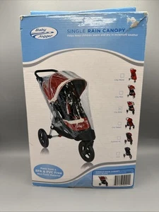 Baby Jogger City Mini Single Rain Canopy Stroller Cover 50401 City Elite - Picture 1 of 2