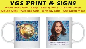 VICKY PATTISON STRICTLY COME DANCING PERSONALISED WHITE MUG FAST POSTAGE - Picture 1 of 4