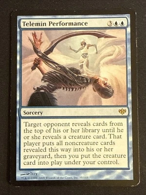 1x Telemin Performance (35) Conflux MP MTG Magic the Gathering x1 MKE - Image 1 of 2
