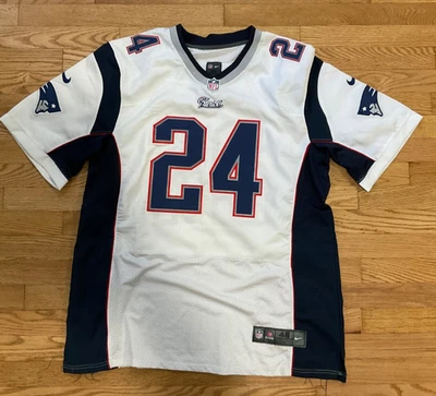 耐克 On Field Darrelle Revis #24 新英格兰爱国者队白色 48 码 — 第 1/4 张图片