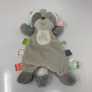 Taggies Waschbär grau Plüschtier Kuscheltier gewichtet Lovey Sicherheitsdecke Schnuller - Bild 1 von 9