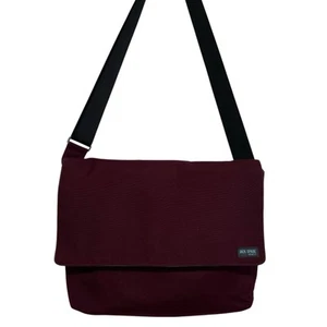 Borsa messenger Jack Spade Greene St. in tela tracolla bordeaux - Foto 1 di 15