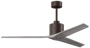 60" Matthews Mollywood Bronze Barnwood Outdoor Ceiling Fan with Remote - Picture 1 of 1