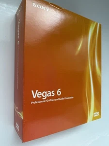 Sony Vegas 6 Professional HD Video and Audio Production Software (2005) - New - Picture 1 of 5