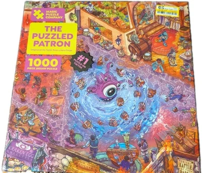 The Puzzled Patron • 1000-Piece Jigsaw Puzzle By The Magic Puzzle Co. • Series 3 - Image 1 of 3